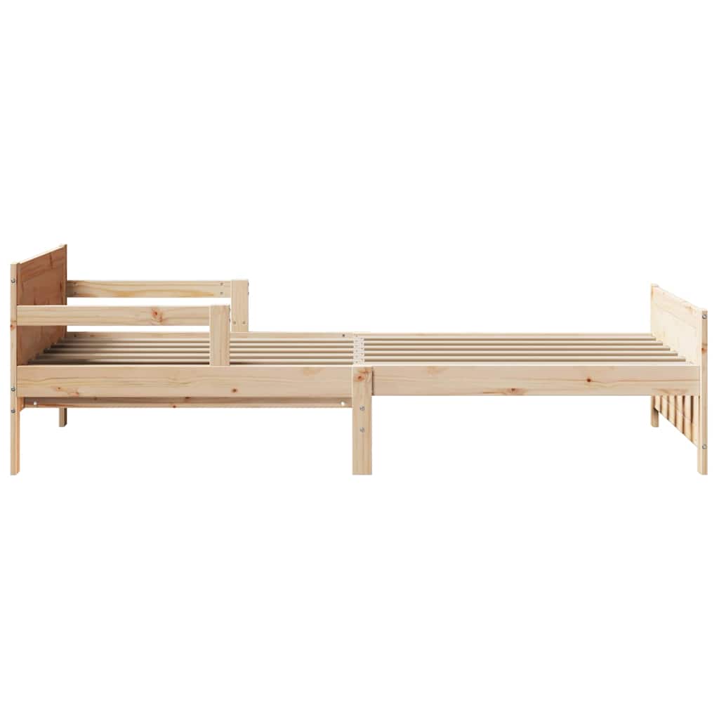 vidaXL Ramka łóżka Brązowy 80 x 200 cm Materiał drewnopochodny