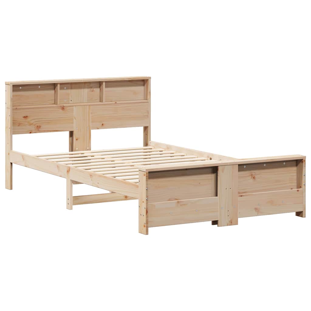 vidaXL Ramka łóżka Brązowy 120 x 200 cm Materiał drewnopochodny