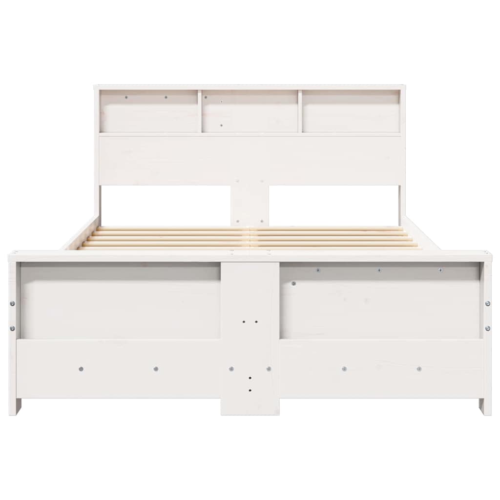 vidaXL Ramka łóżka Biały 120 x 200 cm Materiał drewnopochodny