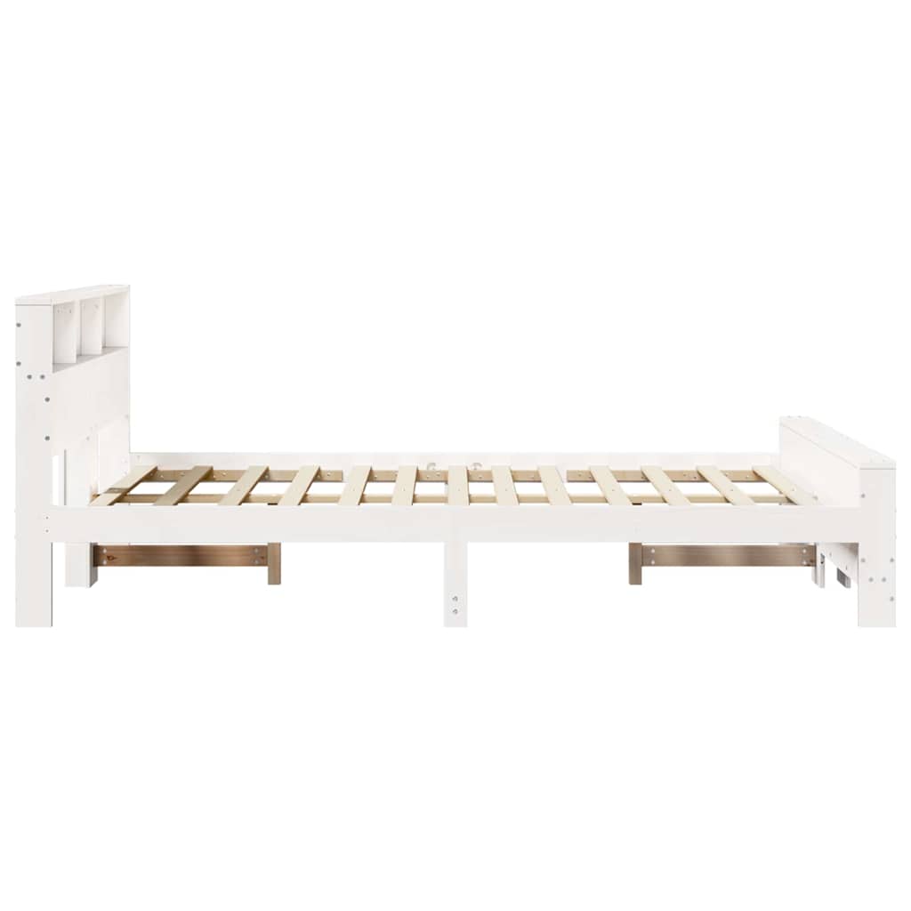 vidaXL Ramka łóżka Biały 120 x 200 cm Materiał drewnopochodny