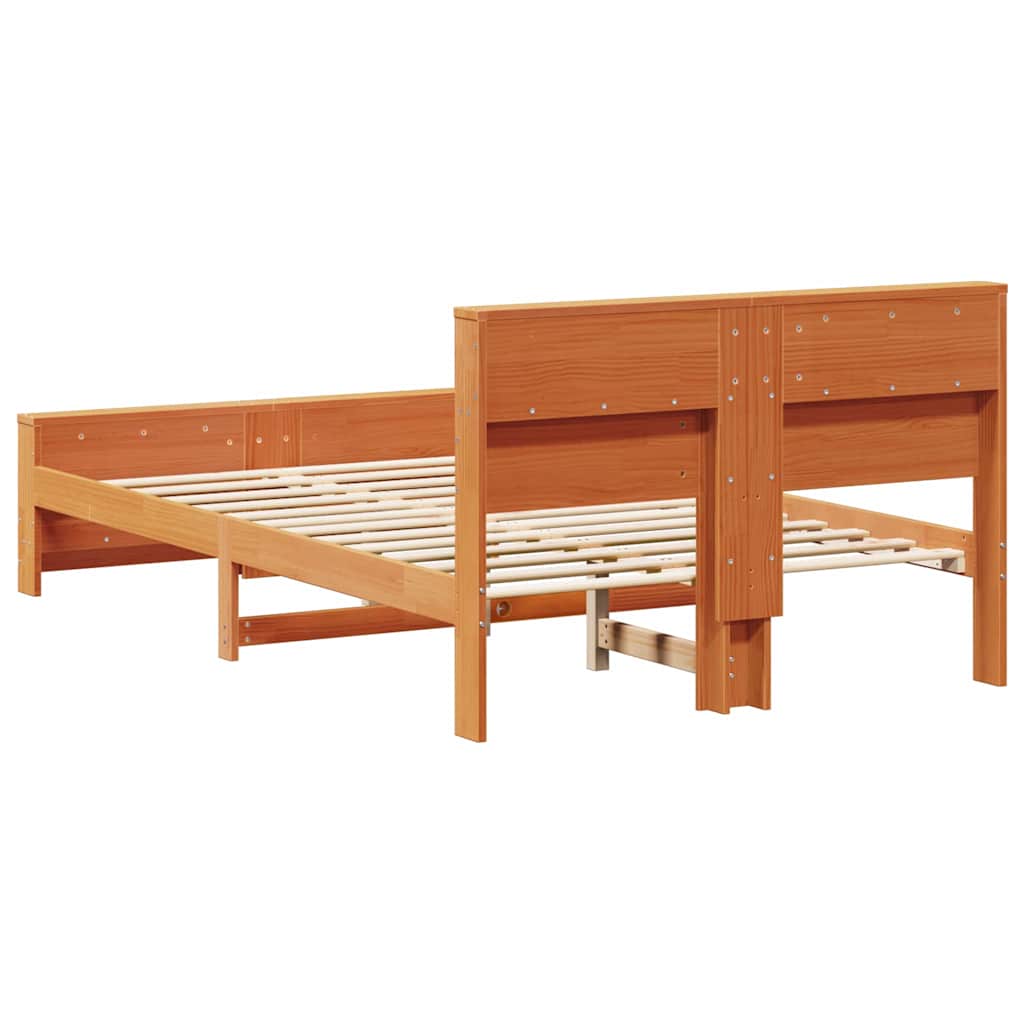 vidaXL Ramka łóżka Woskowy Brąz 120 x 200 cm Materiał drewnopochodny