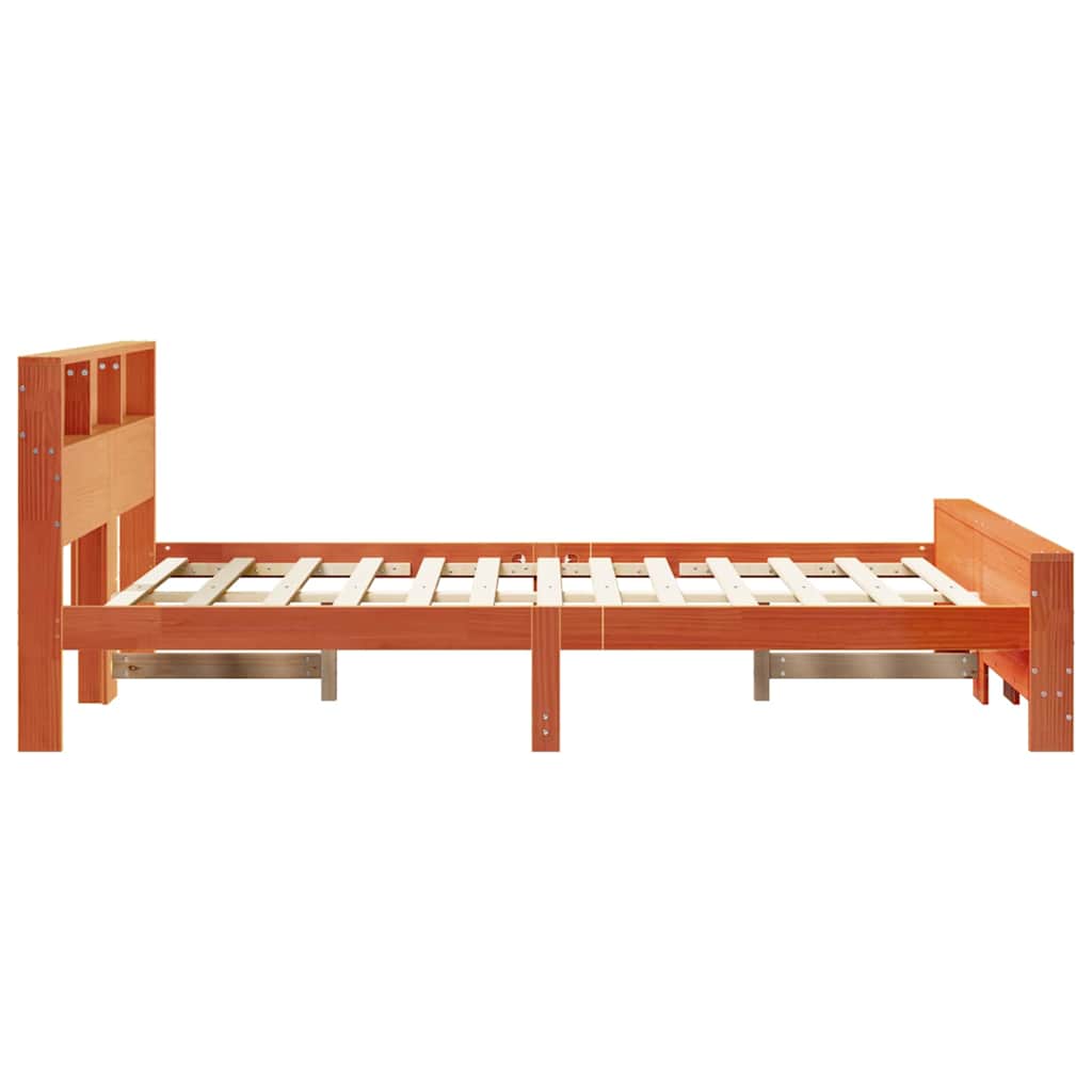 vidaXL Ramka łóżka Woskowy Brąz 120 x 200 cm Materiał drewnopochodny