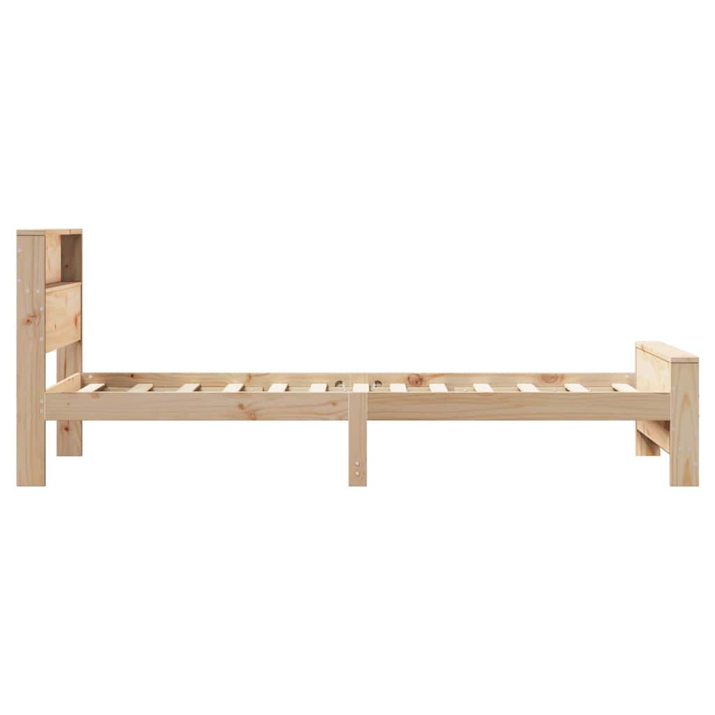 vidaXL Ramka łóżka Brązowy 100 x 200 cm Materiał drewnopochodny