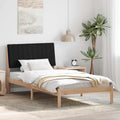 vidaXL Ramka łóżka Brązowy 100 x 200 cm Lite drewno sosnowe