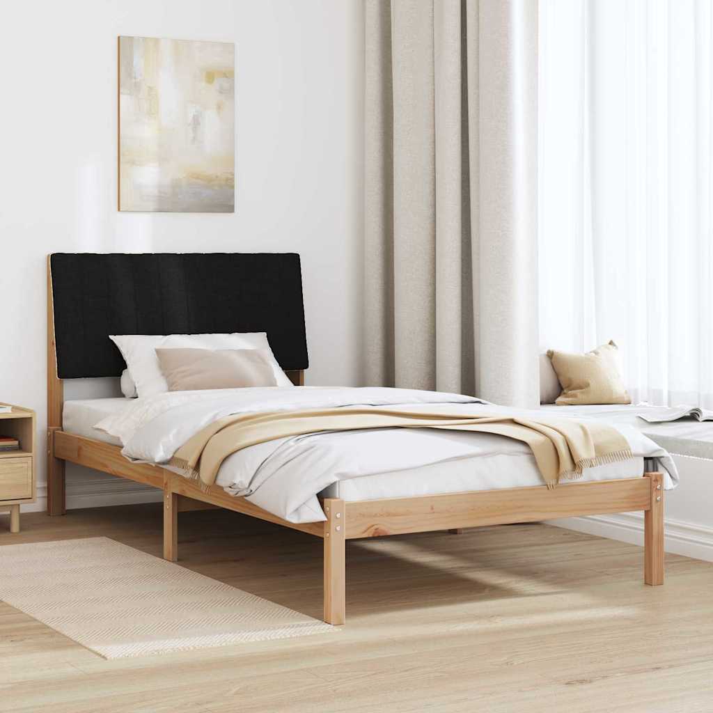 vidaXL Ramka łóżka Brązowy 100 x 200 cm Lite drewno sosnowe