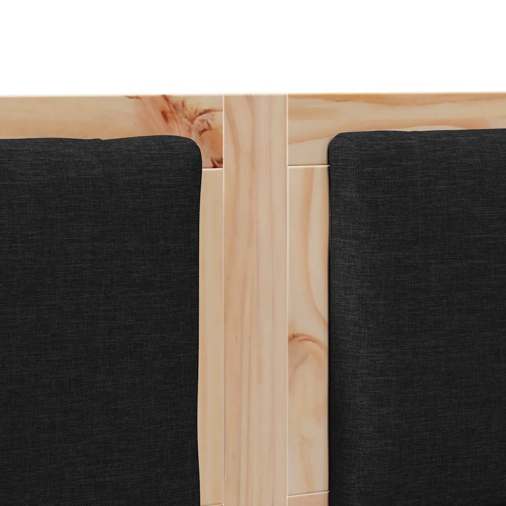 vidaXL Zagłówek Inny Brązowy 200 cm Lite drewno sosnowe