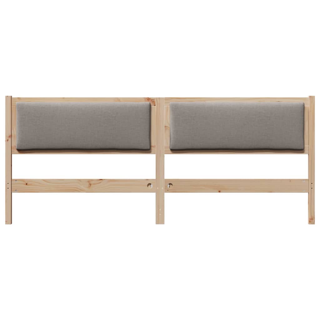 vidaXL Zagłówek Inny Brązowy 180 cm Lite drewno sosnowe