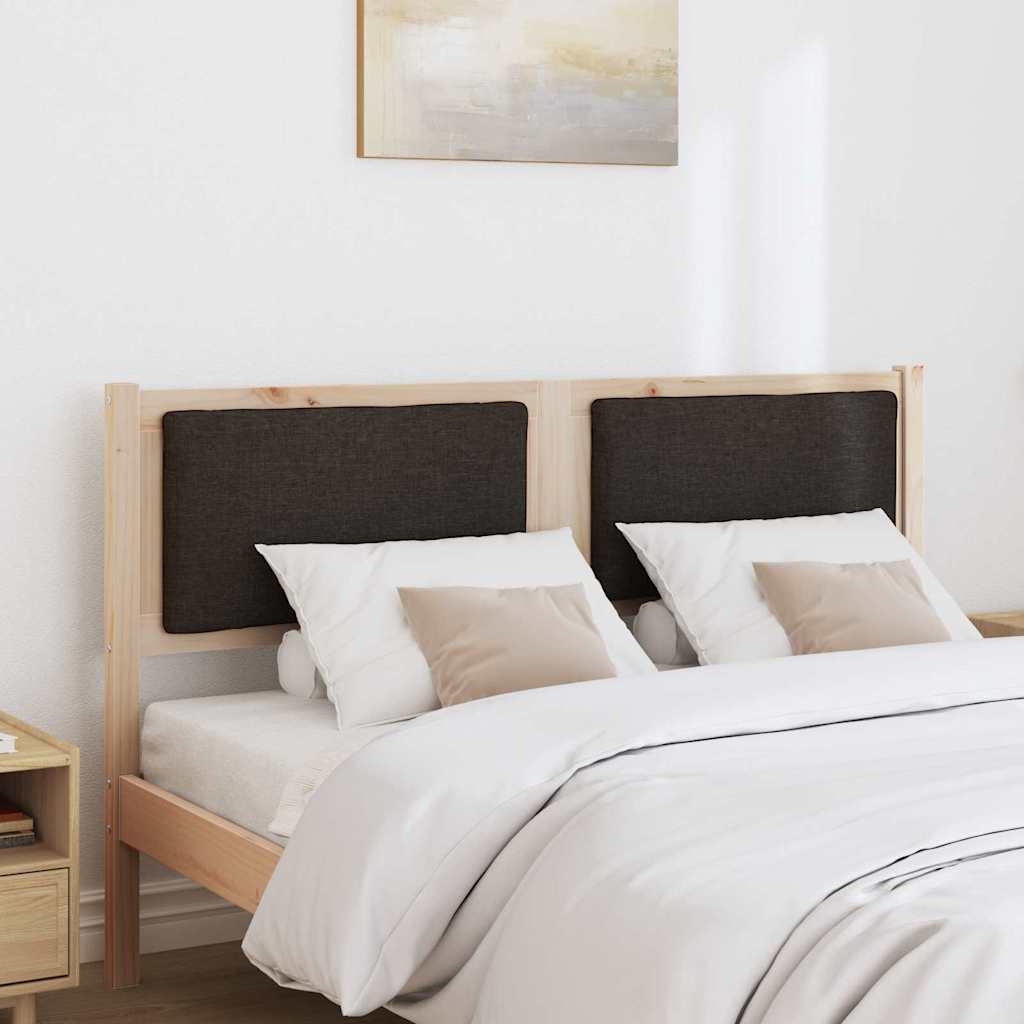 vidaXL Zagłówek Inny Brązowy 160 cm Lite drewno sosnowe