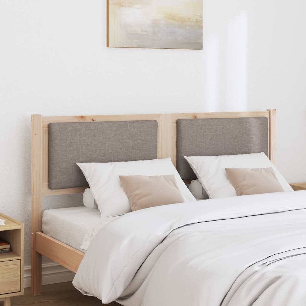 vidaXL Zagłówek Inny Brązowy 160 cm Lite drewno sosnowe