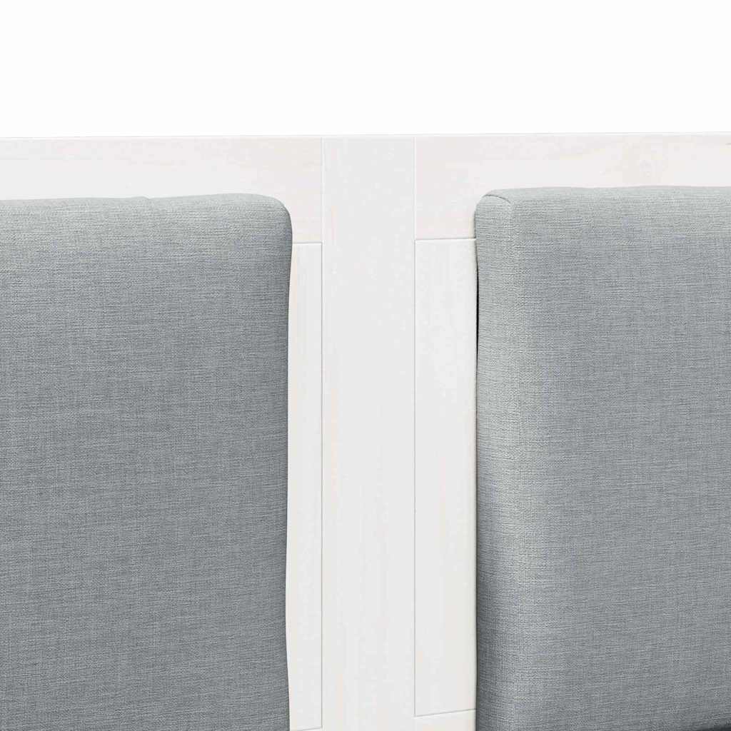 vidaXL Zagłówek Inny Biały 160 cm Lite drewno sosnowe