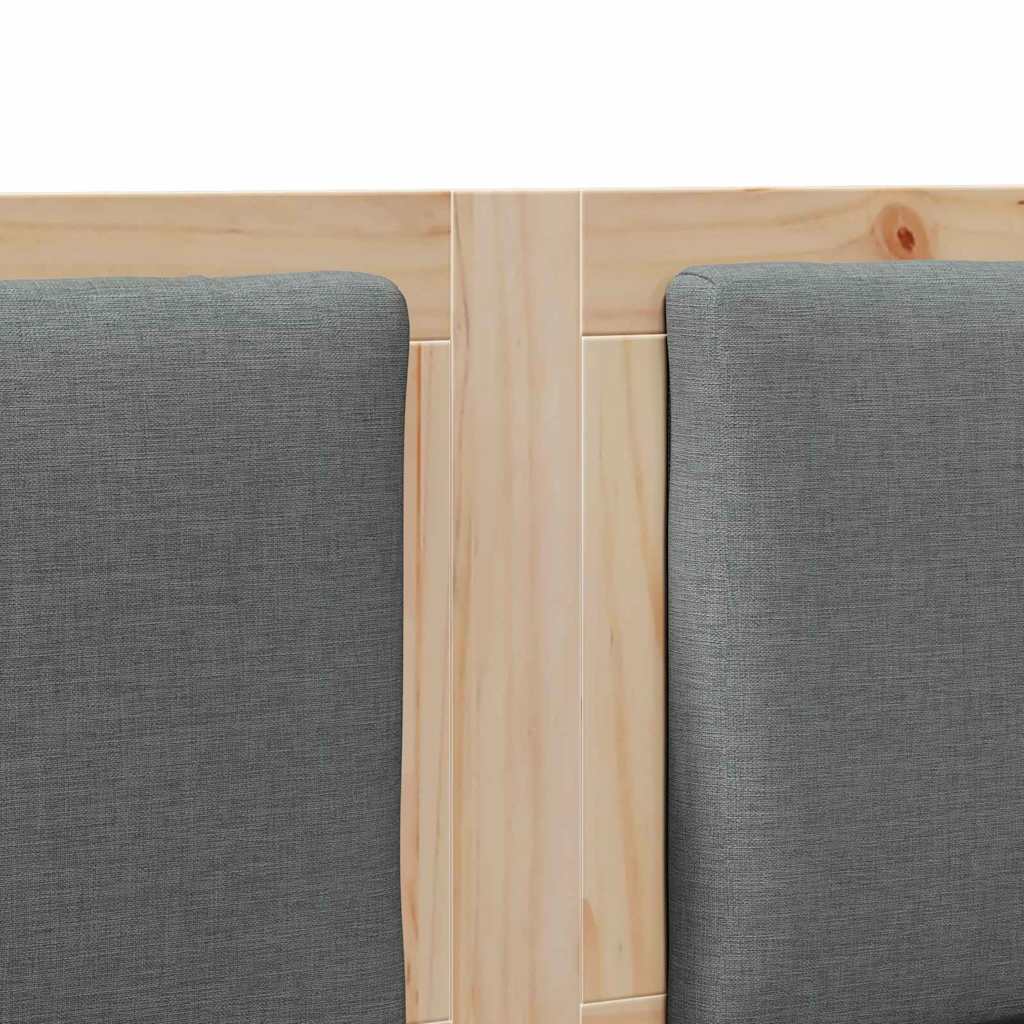 vidaXL Zagłówek Inny Brązowy 150 cm Lite drewno sosnowe
