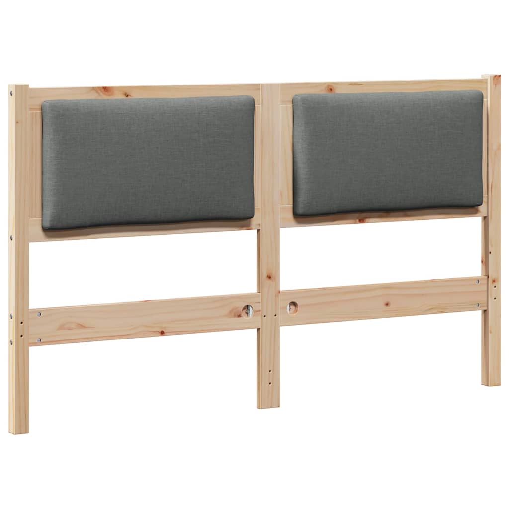 vidaXL Zagłówek Inny Brązowy 150 cm Lite drewno sosnowe
