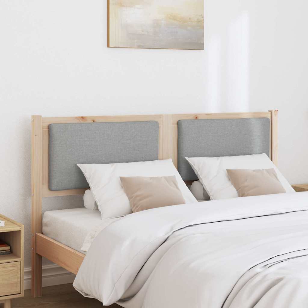 vidaXL Zagłówek Brązowy Lite drewno sosnowe