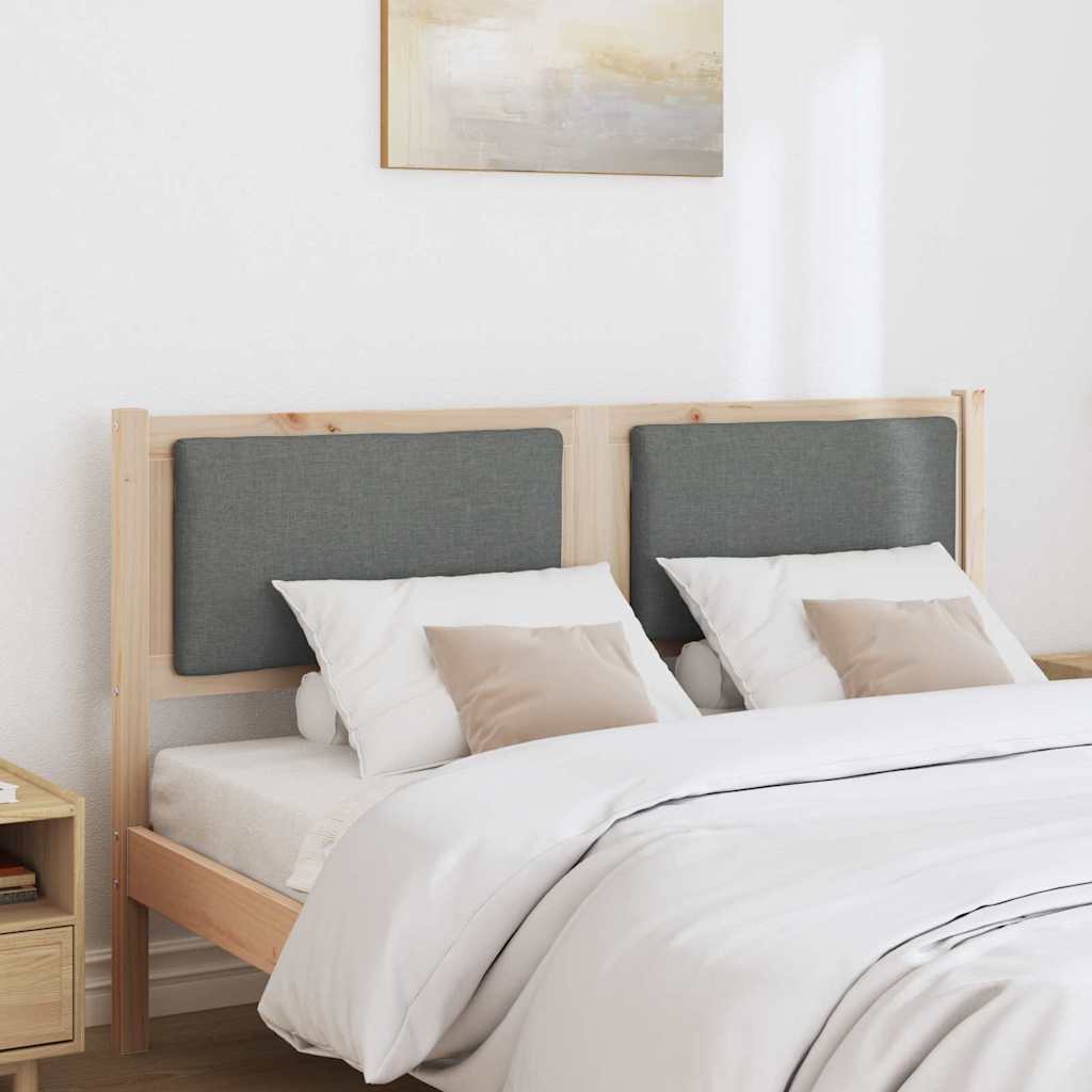 vidaXL Zagłówek Inny Brązowy 140 cm Lite drewno sosnowe