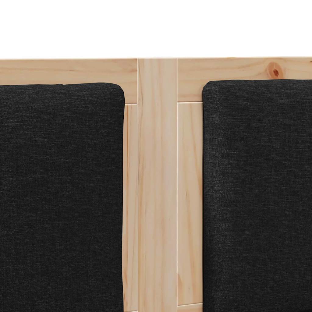 vidaXL Zagłówek Inny Brązowy 140 cm Lite drewno sosnowe