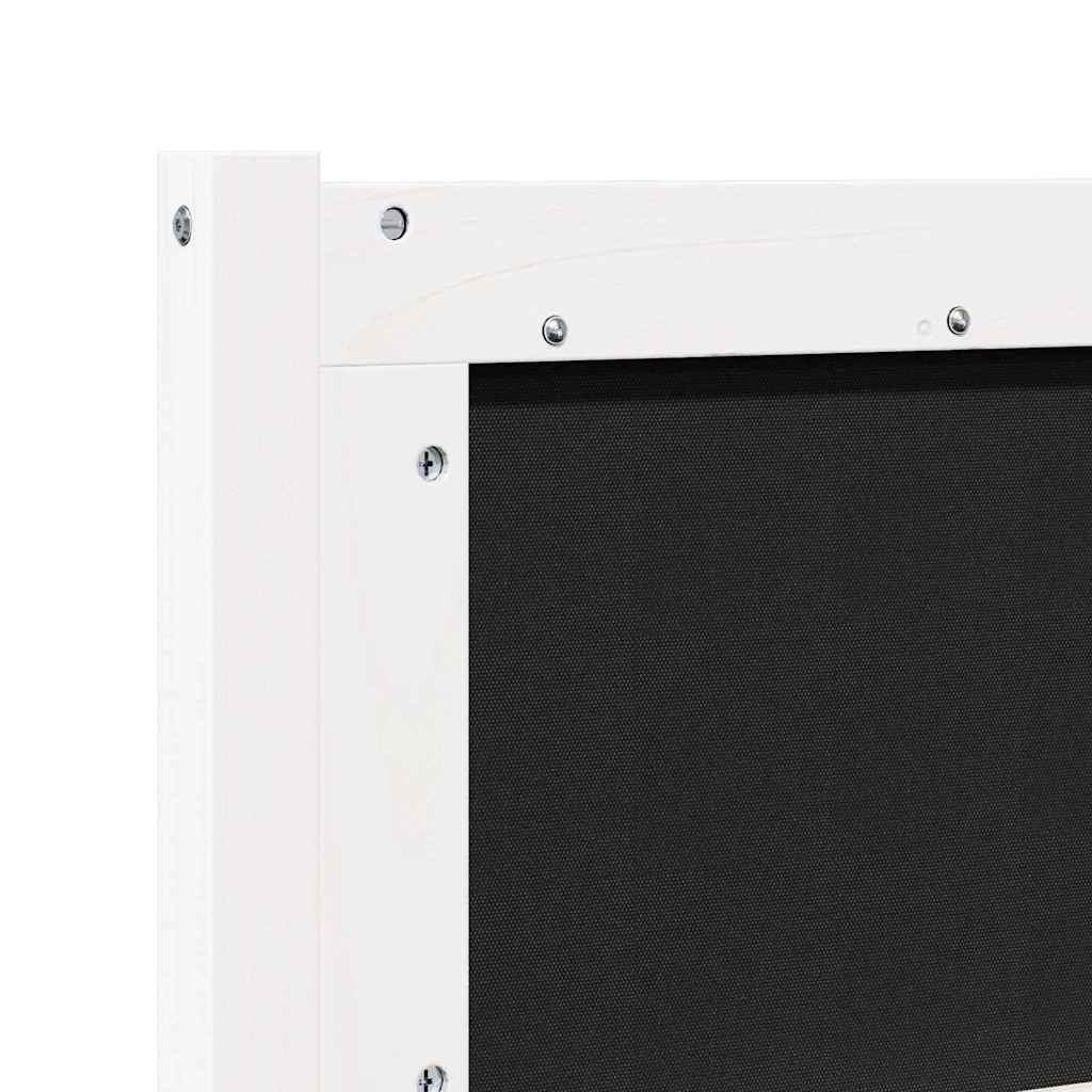 vidaXL Zagłówek Inny Biały 140 cm Lite drewno sosnowe