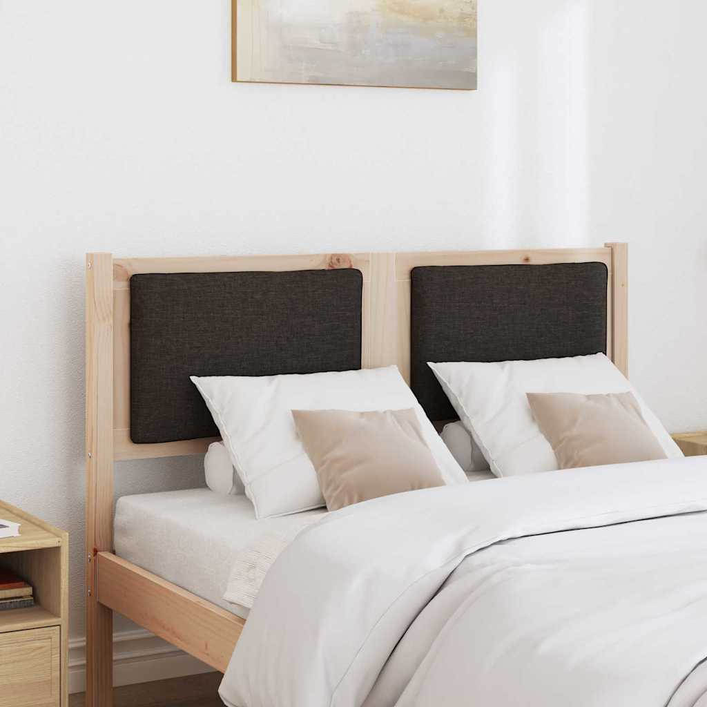 vidaXL Zagłówek Inny Brązowy 120 cm Lite drewno sosnowe