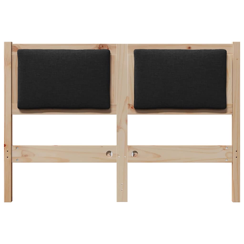vidaXL Zagłówek Inny Brązowy 120 cm Lite drewno sosnowe
