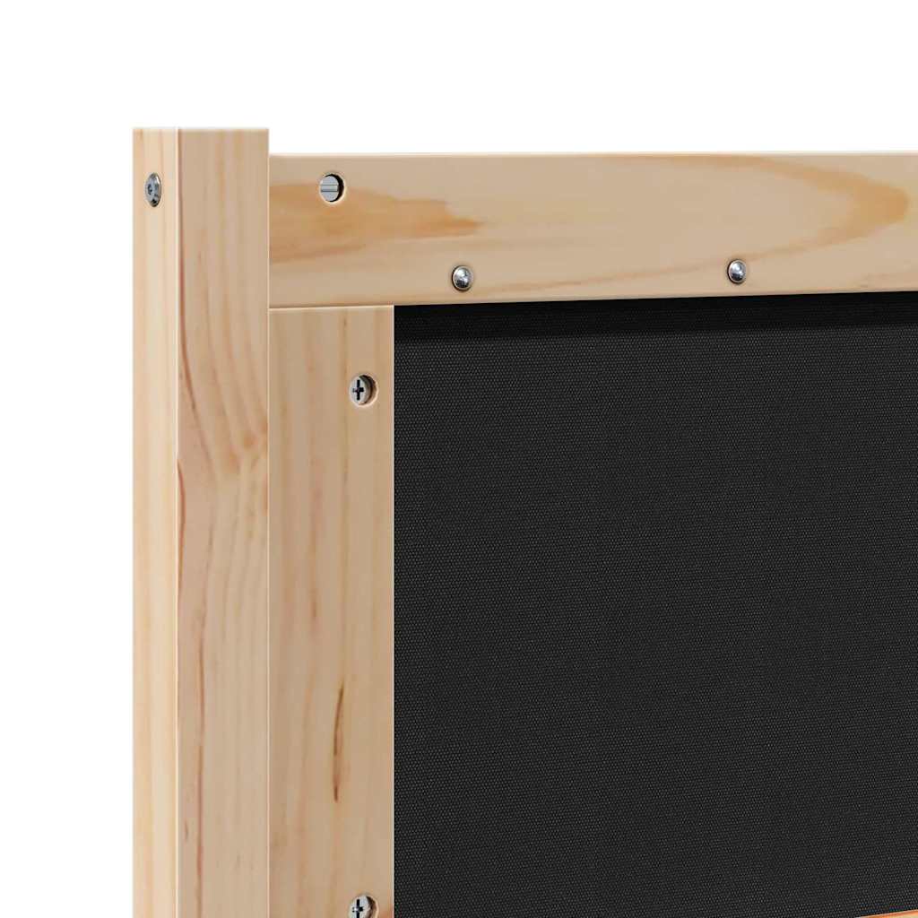 vidaXL Zagłówek Inny Brązowy 120 cm Lite drewno sosnowe