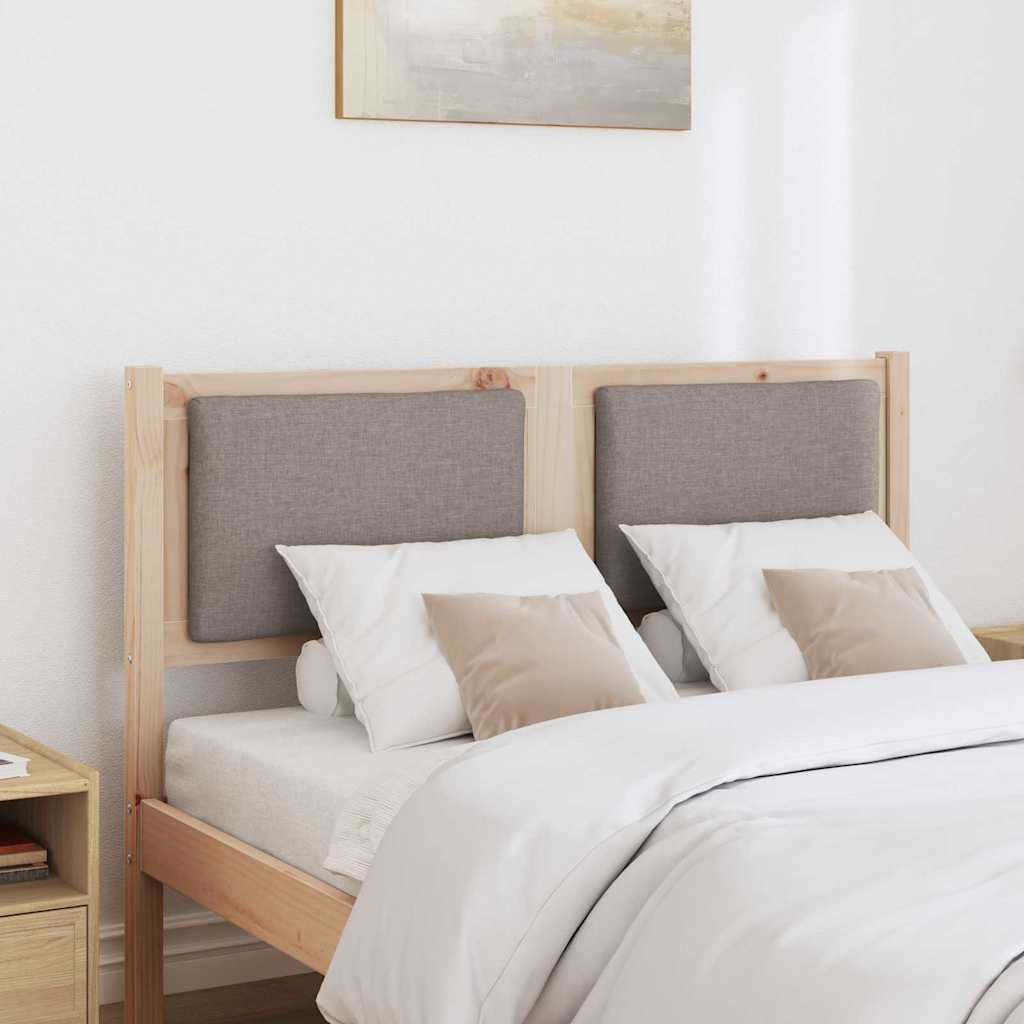 vidaXL Zagłówek Inny Brązowy 120 cm Lite drewno sosnowe