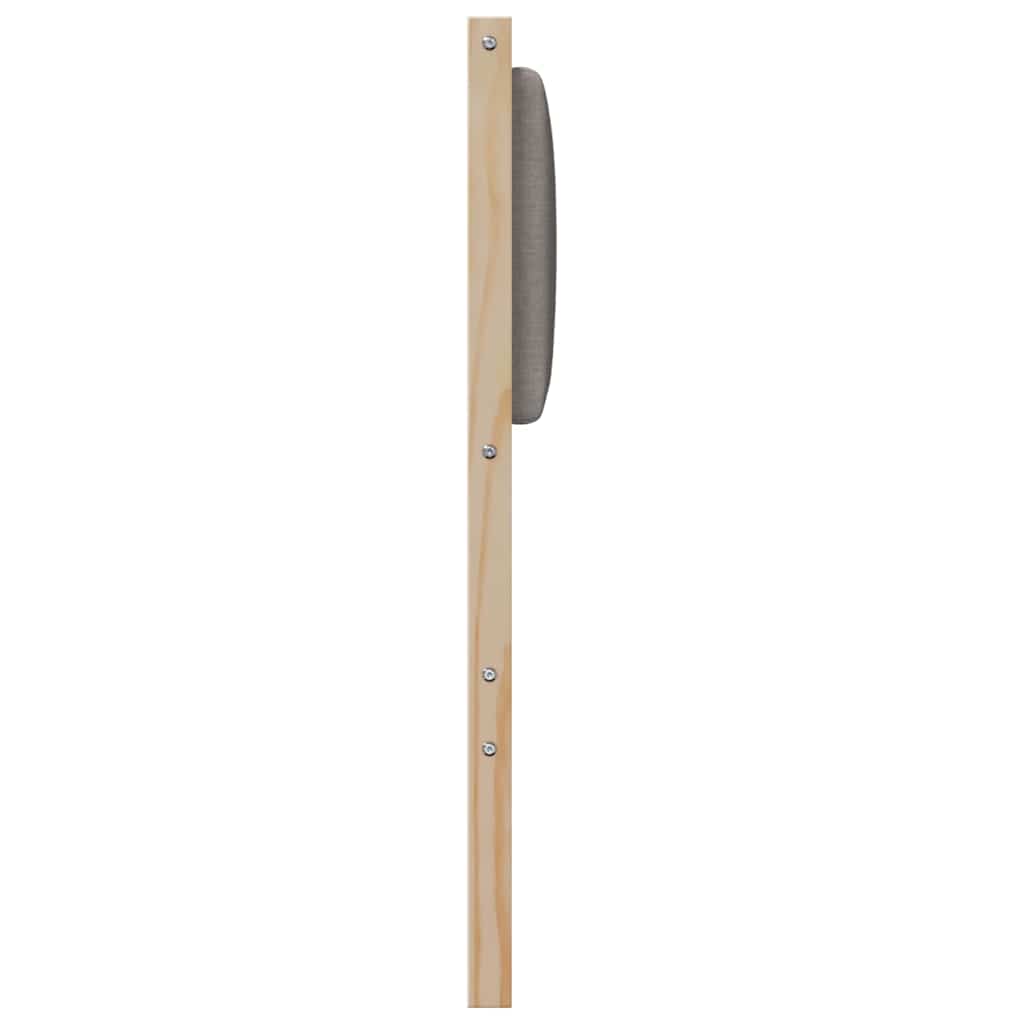 vidaXL Zagłówek Inny Brązowy 120 cm Lite drewno sosnowe