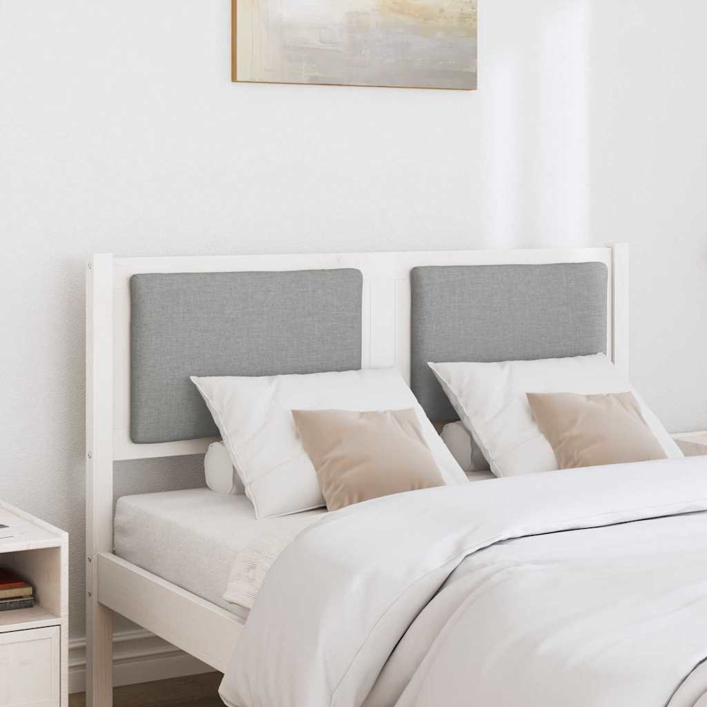 vidaXL Zagłówek Inny Biały 120 cm Lite drewno sosnowe