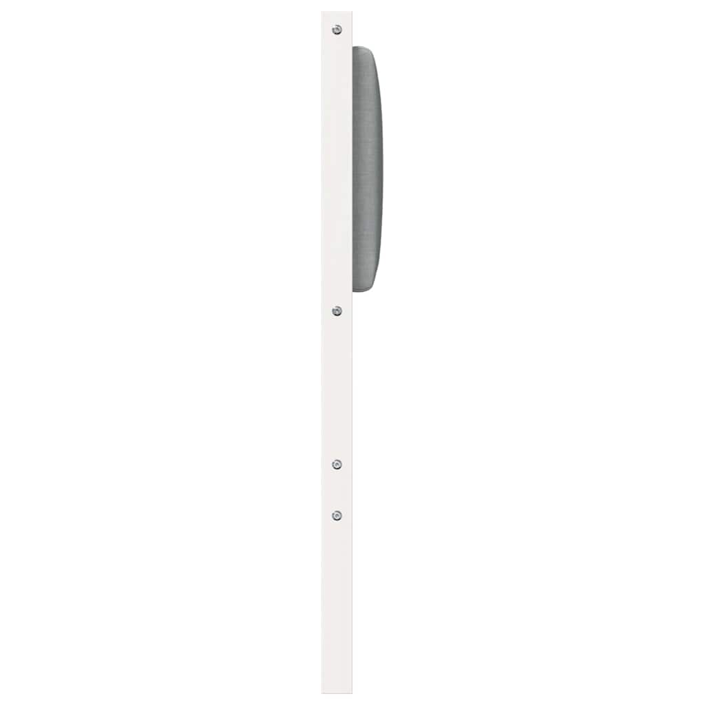 vidaXL Zagłówek Inny Biały 120 cm Lite drewno sosnowe