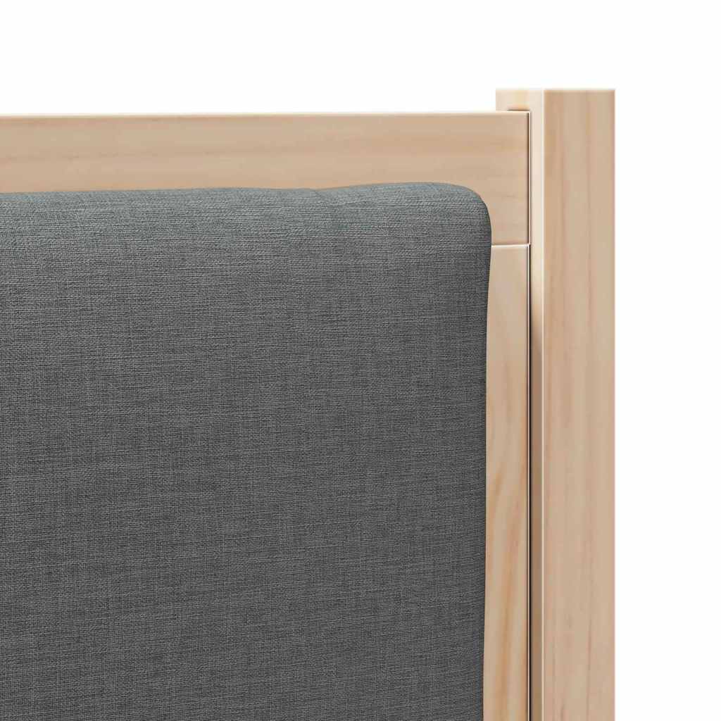 vidaXL Zagłówek Inny Brązowy 90 cm Lite drewno sosnowe
