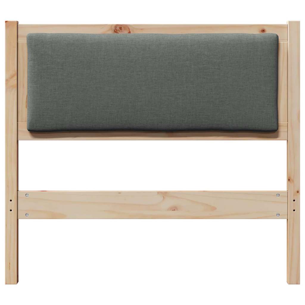 vidaXL Zagłówek Inny Brązowy 90 cm Lite drewno sosnowe