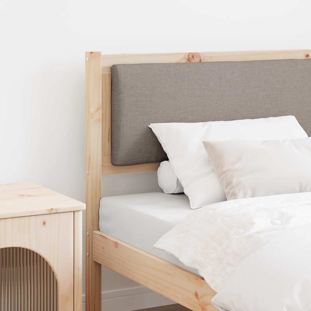 vidaXL Zagłówek Inny Brązowy 90 cm Lite drewno sosnowe
