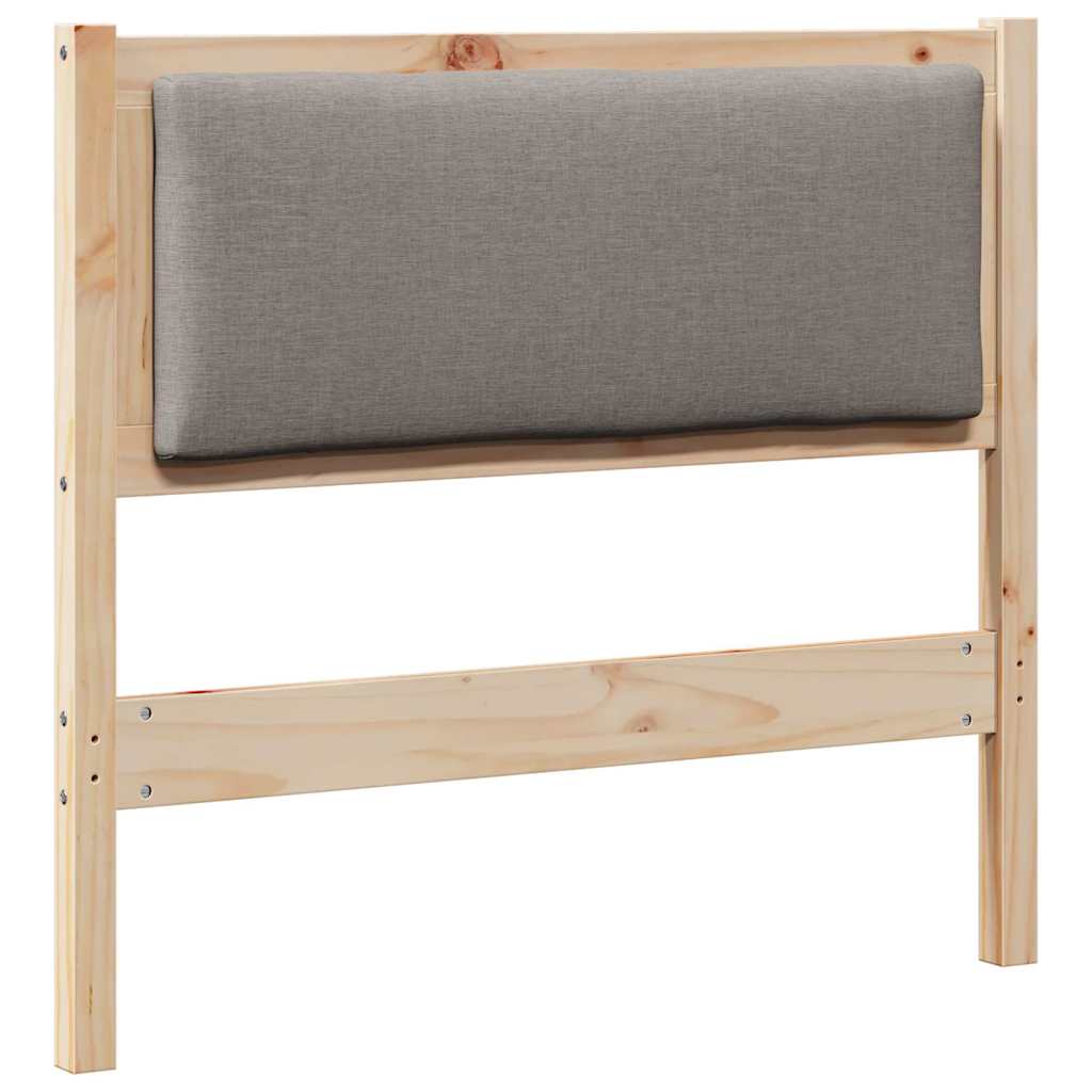 vidaXL Zagłówek Inny Brązowy 90 cm Lite drewno sosnowe