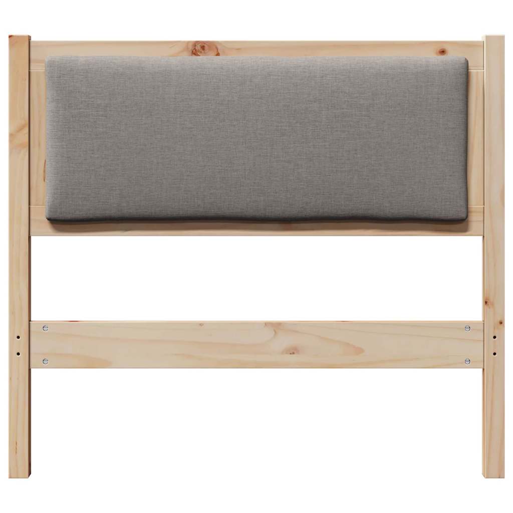 vidaXL Zagłówek Inny Brązowy 90 cm Lite drewno sosnowe