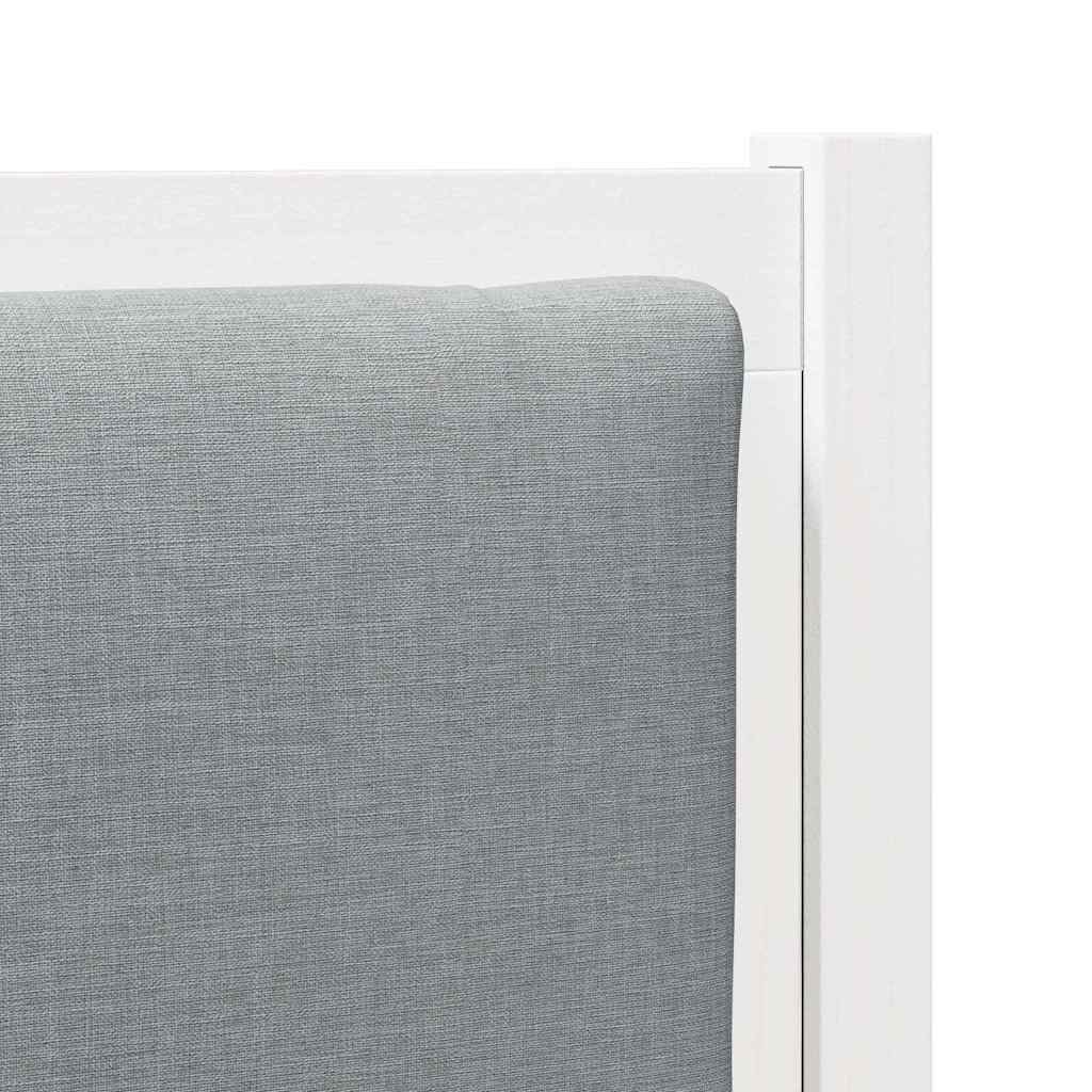 vidaXL Zagłówek Inny Biały 90 cm Lite drewno sosnowe