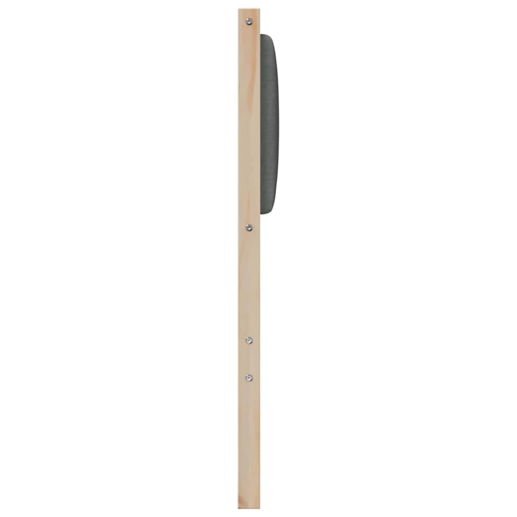 vidaXL Zagłówek Inny Brązowy 80 cm Lite drewno sosnowe