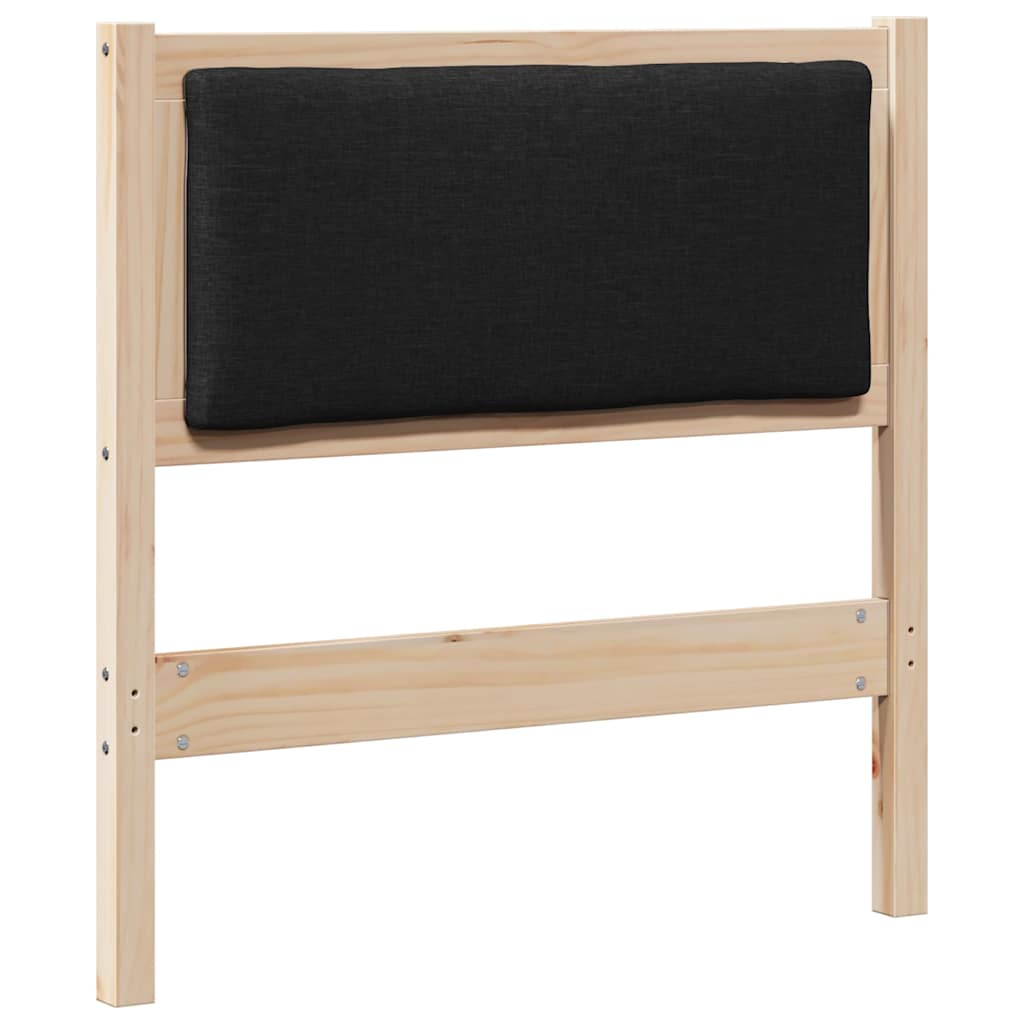 vidaXL Zagłówek Inny Brązowy 80 cm Lite drewno sosnowe