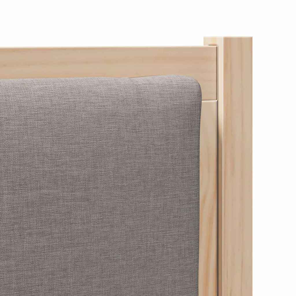 vidaXL Zagłówek Inny Brązowy 80 cm Lite drewno sosnowe