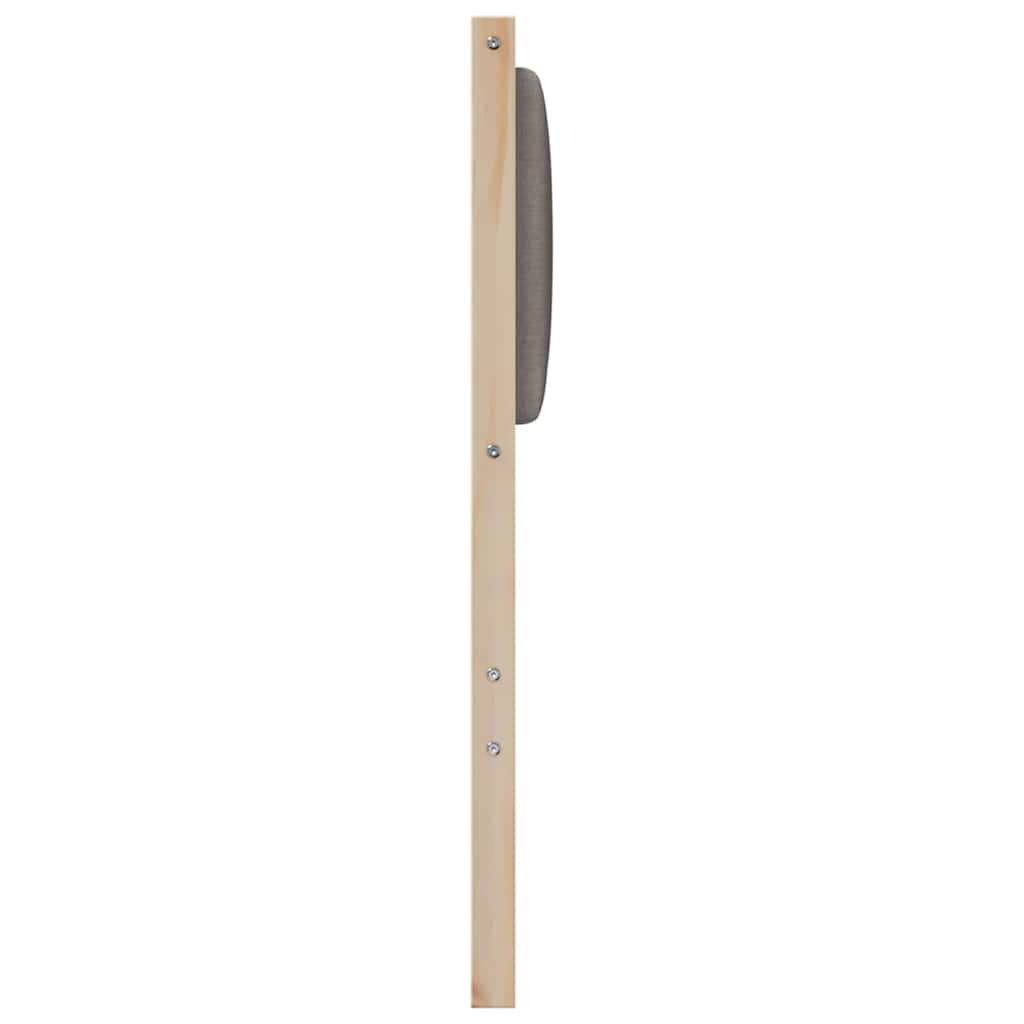 vidaXL Zagłówek Inny Brązowy 80 cm Lite drewno sosnowe