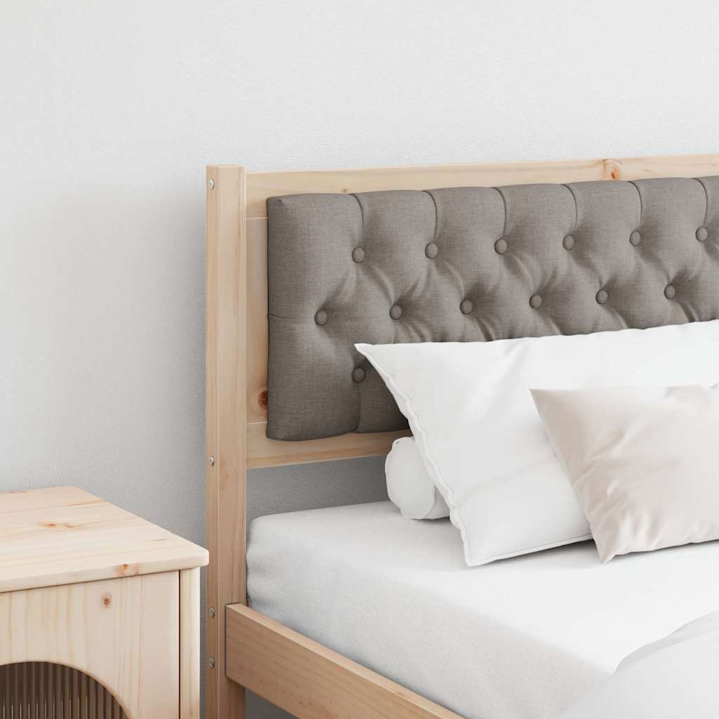 vidaXL Zagłówek Inny Brązowy i taupe 200 cm Lite drewno sosnowe