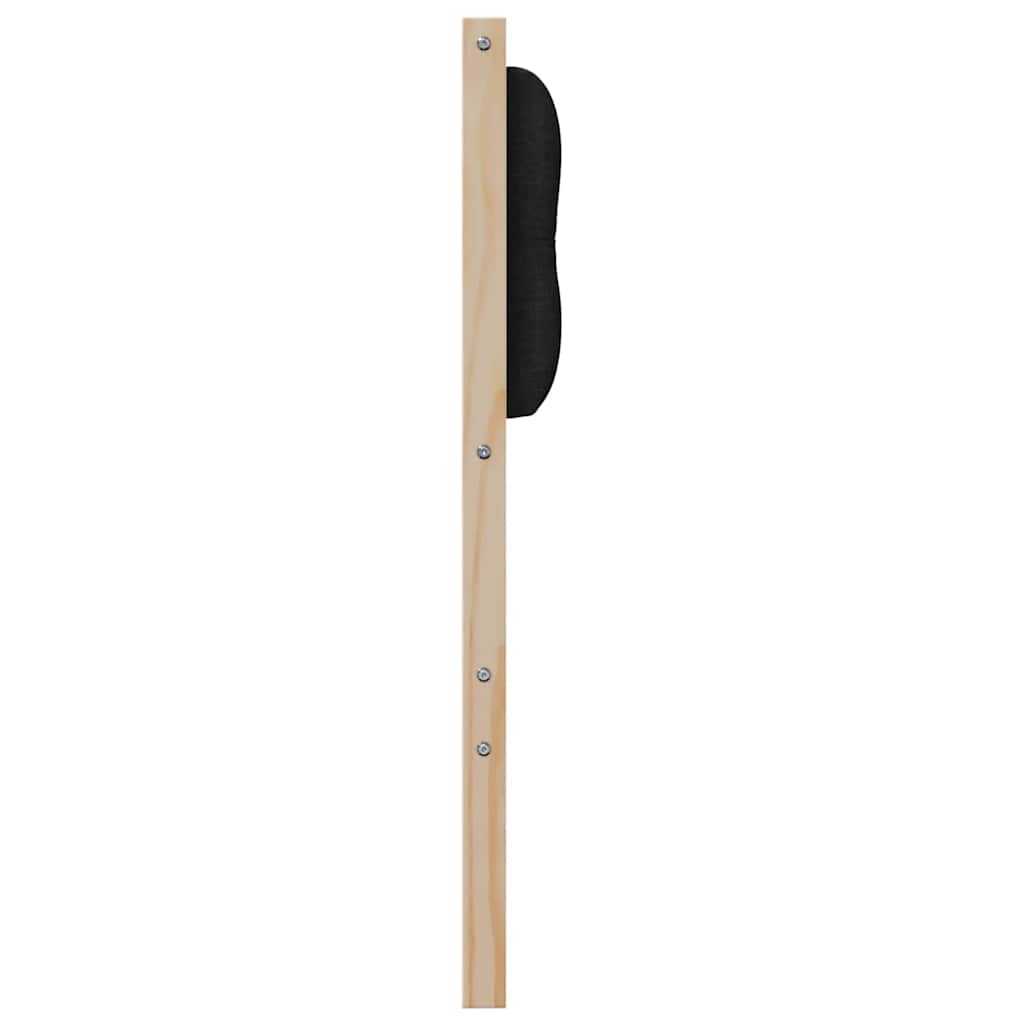 vidaXL Zagłówek Inny brązowo-czarny 180 cm Lite drewno sosnowe