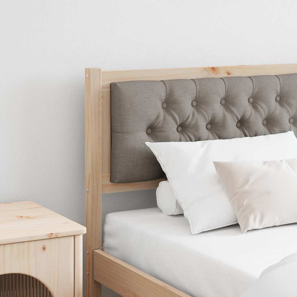 vidaXL Zagłówek Inny Brązowy i taupe 160 cm Lite drewno sosnowe