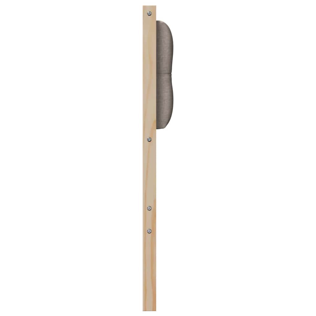 vidaXL Zagłówek Inny Brązowy i taupe 160 cm Lite drewno sosnowe