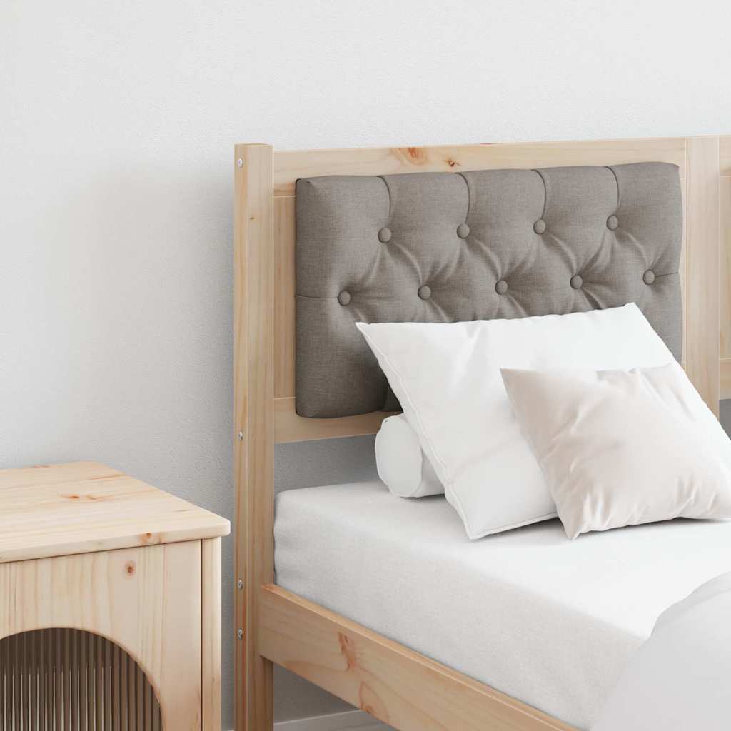 vidaXL Zagłówek Inny Brązowy i taupe 150 cm Lite drewno sosnowe