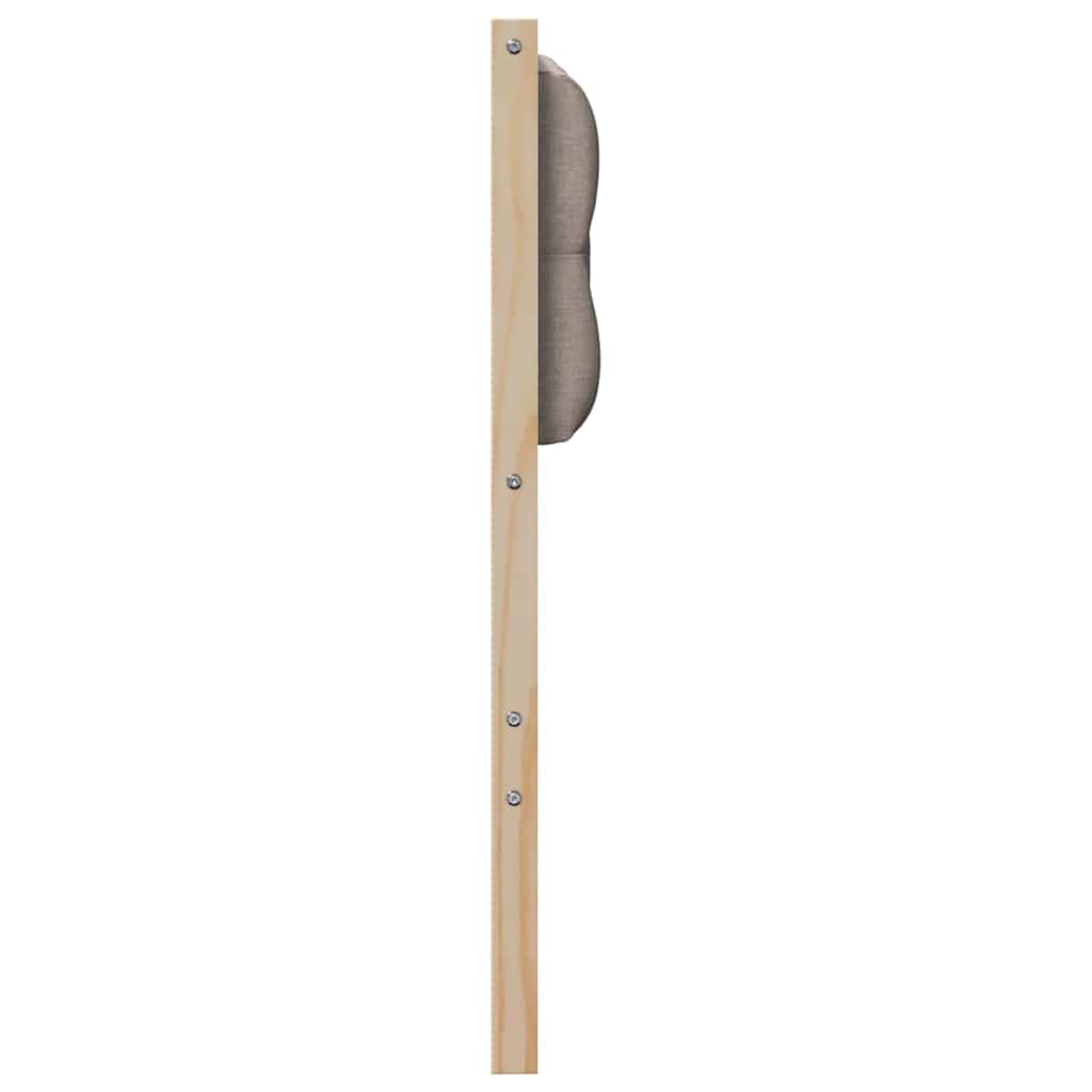 vidaXL Zagłówek Inny Brązowy i taupe 150 cm Lite drewno sosnowe