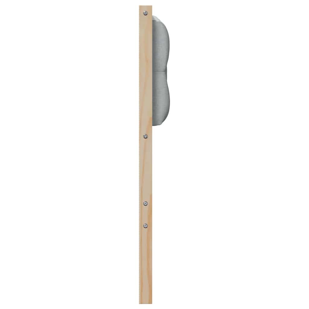 vidaXL Zagłówek Inny Brązowy i jasnoszary 140 cm Lite drewno sosnowe