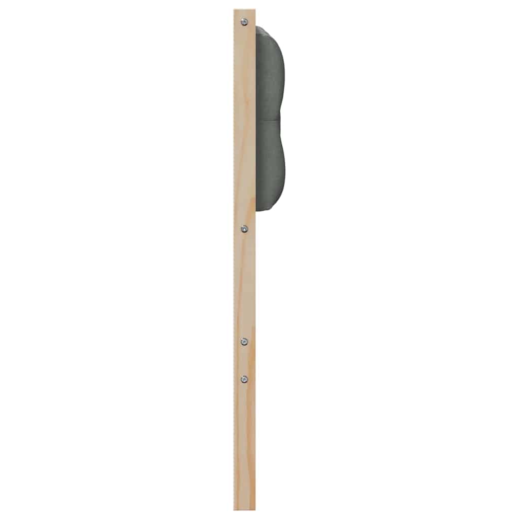 vidaXL Zagłówek Inny brązowy i ciemnoszary 140 cm Lite drewno sosnowe