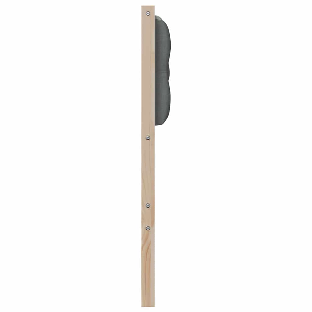 vidaXL Zagłówek Inny brązowy i ciemnoszary 100 cm Lite drewno sosnowe