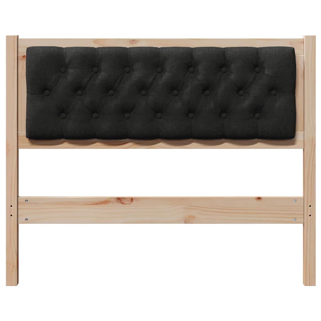 vidaXL Zagłówek Inny brązowo-czarny 100 cm Lite drewno sosnowe