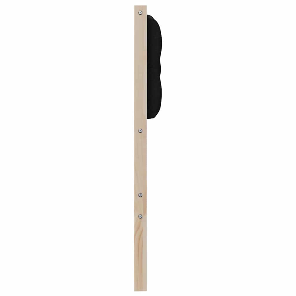vidaXL Zagłówek Inny brązowo-czarny 100 cm Lite drewno sosnowe