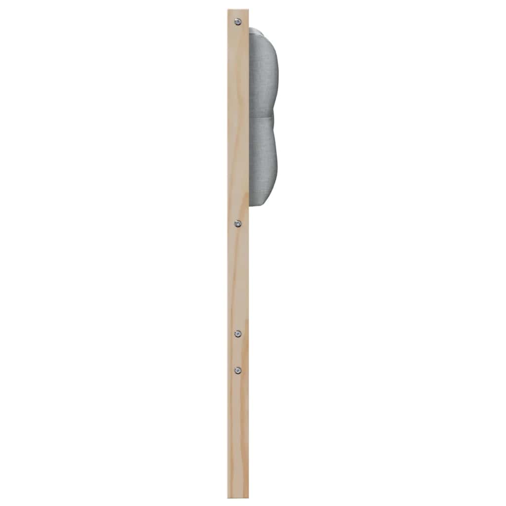 vidaXL Zagłówek Inny Brązowy i jasnoszary 90 cm Lite drewno sosnowe