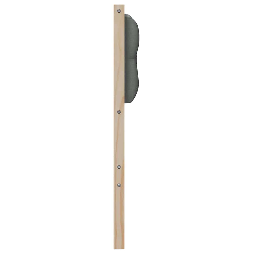 vidaXL Zagłówek Inny brązowy i ciemnoszary 90 cm Lite drewno sosnowe